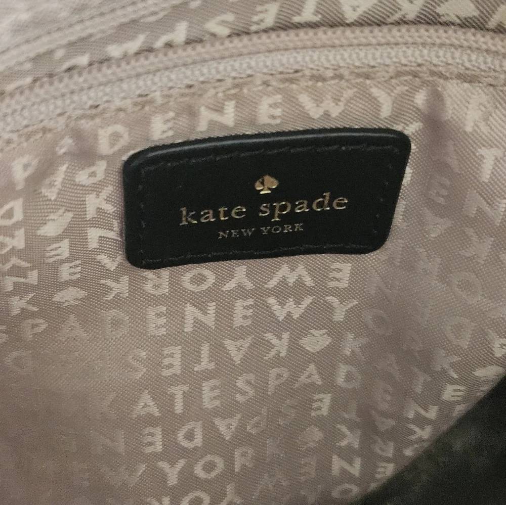 Kate Spade Victoria Black and Pink Crossbody Bag